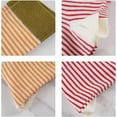 thumbnail image 4 of 4 Pairs Cotton Fashion Athletics Retro Cute Striped Crew Socks for Women, 4 of 6