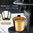 thumbnail image 4 of Coffee Cup Stainless Steel Espresso Cups Double Wall Thermally Insulated Capsule Coffee Mug, 4 of 8