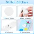 thumbnail image 3 of Uxcell 1000Pcs Circle Stickers Self-Adhesive Sparkly Stickers Glitter Foil Incentive Stickers for Reward Classroom Teacher Supply Envelope Birthday Package Decoration,Blue,1 Inch, 3 of 6