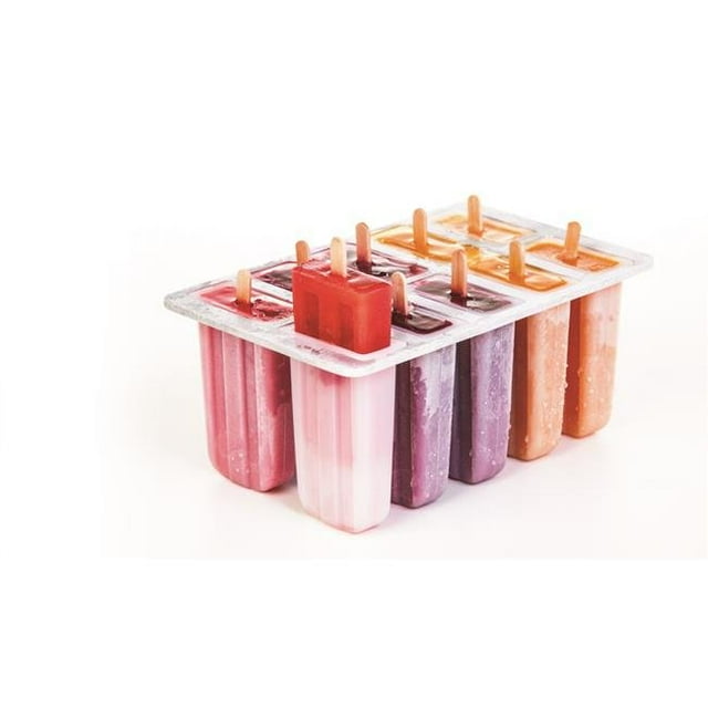 Prepworks Freezer Pop Maker Plastic Clear 10 Freezer Pops - pack of 6