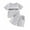 Gray, variant on Bagilaanoe 2pcs Newborn Baby Boy Shorts Set Short Sleeve Letter Print T-shirts Tops + Shorts 3M 6M 9M 12M 18M 24M Infant Casual Summer Clothes