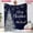 blue christmas tree, variant on JYK Custom Blanket with Text retro camouflage print soft cozy throw for rustic home resting and daily use 30x40inch