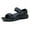 Black&Blue, variant on Men's Sport Sandals, Summer Casual Quick-Dry Strappy Sandals with Arch Support, Outdoor Walking Sandals