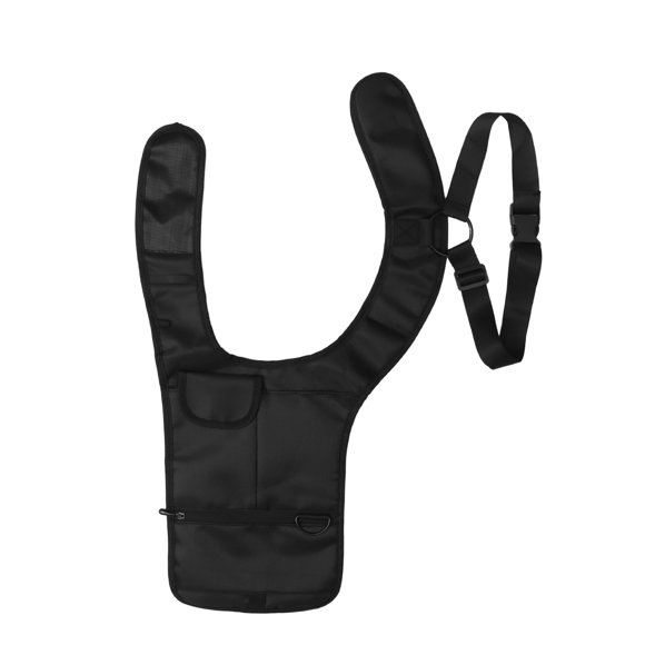 EeaseMX Bolso de hombro antirrobo oculto para hombre, portátil, para teléfono (hombro izquierdo, negro)
