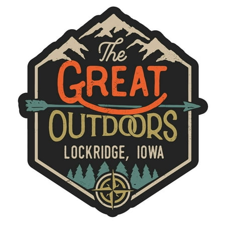 

Lockridge Iowa The Great Outdoors Design 4-Inch Fridge Magnet