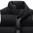 thumbnail image 6 of Men's Outdoor Casual Stand Collar Vest Winter Warm Padded Jacket Coat Vest, 6 of 7