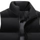 thumbnail image 2 of Chaleco informal de cuello alto para hombre, chaqueta acolchada cálida de invierno para exteriores, 2 of 7