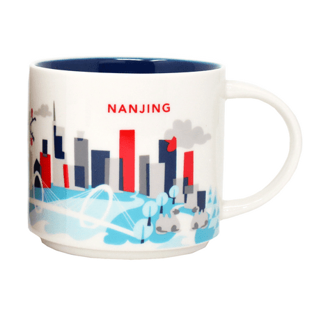 Starbucks You Are Here Series Nanjing Ceramic Mug, 14 Oz