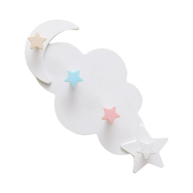 ZheElen Cloud Shaped Self Adhesive Hooks Easy To Clean And Install Suitable For All Settings Durable PP