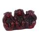thumbnail image 4 of Estatuas de monos para decorar el hogar. Acentos. Decoración de monos. Esculturas de monos para el hogar. Imitación Rojo Marrón, 4 of 9