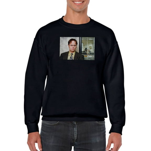 Serious Dwight Sweatshirt Men The Office, Male Large