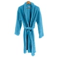 thumbnail image 4 of BC BARE COTTON Bare Cotton Kids Microfiber Fleece Shawl Robe - Boys - Turquoise - Large, 4 of 5
