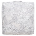 thumbnail image 2 of SAFAVIEH Matlea Floral Floor Pillow, 25" x 25", Beige/Grey, 2 of 6