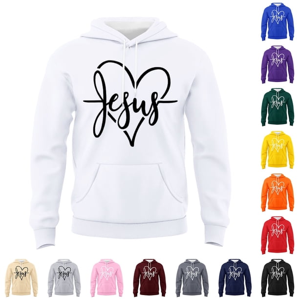 SXcggal Fleece Hooded Sweatshirt Soft Comfortable Pullover With