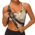 thumbnail image 4 of Lsque Vintage Floral Vase With Books Printed Women'S Sports Bra, Compression, Moisture Wicking, High-Impact Sports Bra For Women,Supportive sports bra-Medium, 4 of 9