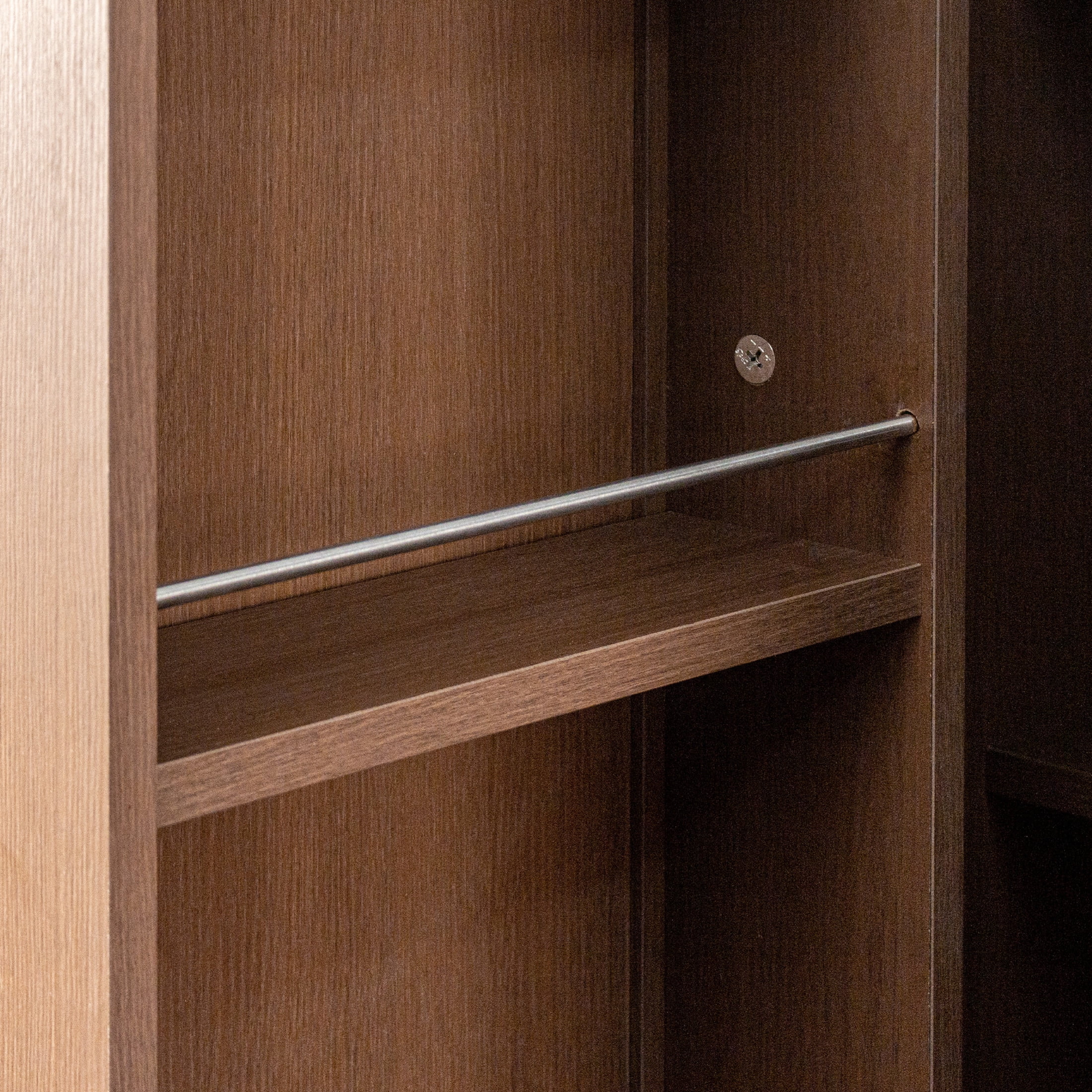 Noble House Kitchen Pantry Cabinet, Freestanding Buffet with Doors & Shelves, for Living Room and Dining Room, Walnut