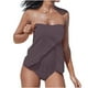 thumbnail image 2 of Augper Women's Two Piece Set Swimsuits Solid Swimwear Beachwear, 2 of 9