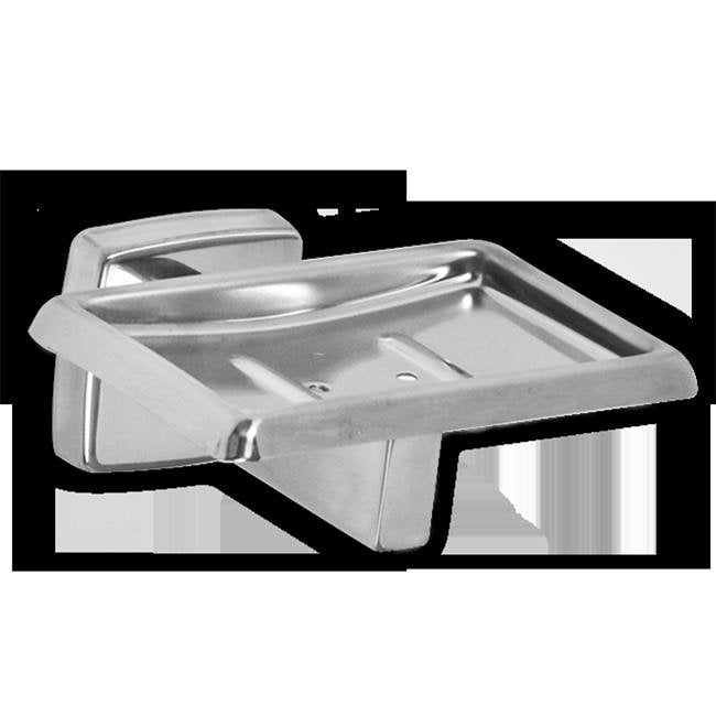 Bright Soap Dish With Drainage Holes Surface Mounted