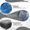 thumbnail image 4 of GIRACOA 2 Pack  Car Wash Microfiber Towel, 24*35 inch, Thick and Quick Drying Large Car Cleaning Towels with Blue Clay Bar, 4 of 7