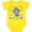 Yellow, variant on Inktastic Sanibel Island Florida Cute Swimming Manatee Boys or Girls Baby Bodysuit