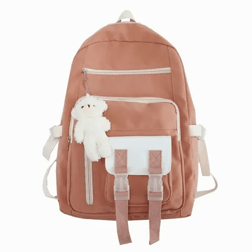 Mochila de Mujer Malubero Escolar Multifunción Rosa Malu1870