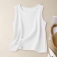 thumbnail image 4 of Elegant Layered Tank Top for Soft Breathable Sleeveless Camisole with Double Layerdesign for Everyday Comfort and Casual Style Nylon Tops Women L, 4 of 5