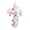A63 F 3.1", variant on Easter Tree Decorations Felt Cross Hanging Ornaments 3.1" 3D Handmade Cross With Rose Christian Religious Decor Or Easter Spring Home Decor Bowl Filler Gift