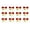 Red, variant on 12 Pieces Christmas Bow Mini Red Gold Craft Satin Ribbon Bow Ornaments Christmas Decoration Gift Wreath Ornaments for Wedding Birthday Christmas Tree Xmas Home Decoration DIY Making