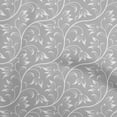 thumbnail image 1 of oneOone Velvet Gray Fabric Asian Floral Block Craft Projects Decor Fabric Printed By The Yard 58 Inch Wide, 1 of 3