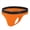 1Pack:Orange, variant on Mens Sexy G String Bulge Pouch Breathable Lightweight Thong Black XL