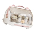 thumbnail image 1 of Baby Bottle Storage, Nursing Bottle Storage Box Organizer with Cover Transparent Baby Bottle Drying Rack Space Saving Baby Bottle Rack Dryer for Toddler Tablewares, 1 of 7