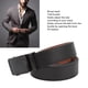thumbnail image 3 of Cinturón De Cuero PU, Diseño De Hebilla Reversible Para Hombres, Cinturón De Vestir Con De Sujeción Fácil, Ideal Para Pantalones, Pantalones Cortos, 45,3 Pulgadas De, 3 of 7