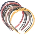 thumbnail image 1 of 12 piezas de diademas en forma de corazón diademas anchas diademas de plástico diadema de color femenino diademas, 1 of 5
