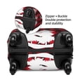 thumbnail image 4 of Bixox Washable Christmas Tree Buffalo Plaid Printed Luggage Cover, Fashion Suitcase Protector Fits for X-Large luggage, 4 of 8