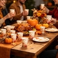 thumbnail image 6 of Gqtwoy 20Pcs Thanksgiving Paper Plates, Disposable Tableware, Festive Pumpkin and Maple Leaves Patterns, Perfect for Fall Harvest Party Celebrations, Eco-Friendly and Convenient for Gatherings, 6 of 6