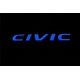 thumbnail image 1 of Car Styling For Honda Civic 10th Gen Sedan Hatchback 4pcs Led Door Sill Plate Pedals Protector Cover 2016-2021, 1 of 1