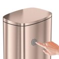 thumbnail image 2 of iTouchless SoftStep 13.2 Gallon Odor Control Step Garbage Trash Can, Rose Gold, 2 of 5