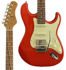 Tagima T 640 SUPER-FR-DF/AWH Electric Guitar - Fiesta Red