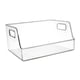 thumbnail image 4 of Contenedor de almacenamiento de libros,Contenedor de almacenamiento de libros Organizador de bebidas Contenedor,Organizador de refrigerador transparente con cajón de 215 cm x 265 cm x 135 cm, 4 of 8