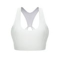 thumbnail image 6 of Womens Meduim Impact Sports Bras Criss Cross Back Sexy Running Bra Workout Running Crop Tops Longline Yoga Bra, 6 of 7