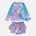 thumbnail image 2 of Gerichy Toddler Girl Swimsuit,Girls Bathing Suit Girls Short Sleeved Swimsuit Comfortable Breathable Swimming Pool Swimsuit Fashionable Cute Sling Swimsuit, 2 of 9