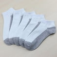 thumbnail image 4 of Aellinatey Mens Casual Calf Socks Anti Sweat Breathable Middle Tube Socks for Hiking Work, 4 of 11