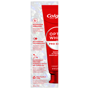 Colgate Optic White Pro Series Vibrant Clean Toothpaste with Teeth Whitening, Mint, 3.0 OZ