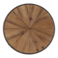thumbnail image 6 of Kate and Laurel Gerhardt Round Wood and Metal Side Table, 20 x 20 x 18.5, Brown and Charcoal Gray, 6 of 7