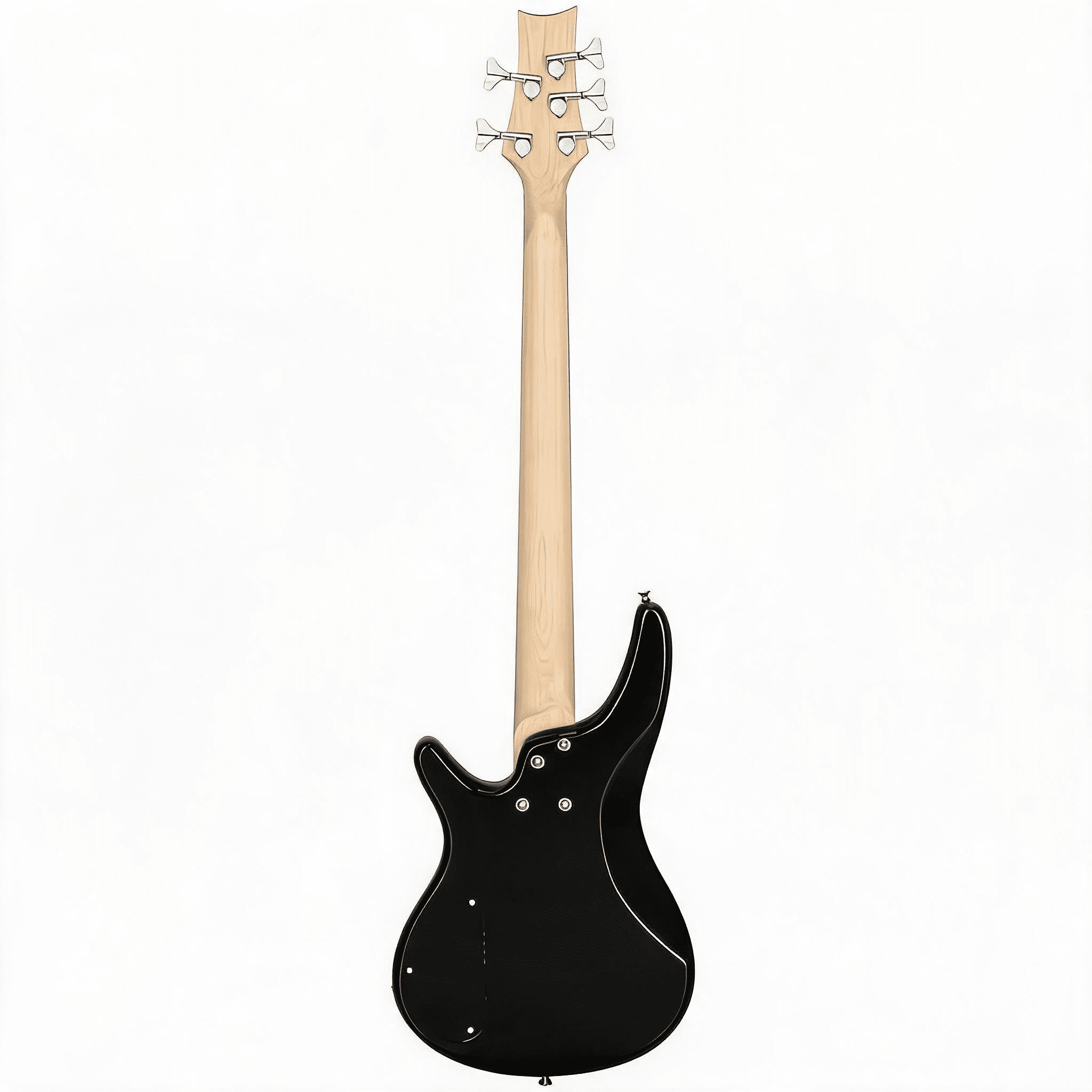 GIB Electric 5 String Bass Guitar Full Size Bag Strap Pick Connector Wrench Tool Sunset Color