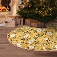 thumbnail image 5 of Disketp Daisies Flowers Christmas Tree Skirt, Christmas Tree Decorations, Christmas Decor, Tree Mat Decoration(30-48IN)-30", 5 of 6