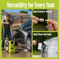 thumbnail image 3 of KBOROVER Electric Pressure Washer 1800 PSI 1.6 GPM, Portable Power Washer with 20FT Hose, Spray Gun, Foam Cannon & Nozzles for Cars, Driveways, Patios and Home Cleaning, 3 of 16