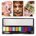 thumbnail image 4 of Body Art Palette Set, Fastness Lightweight Colorful Body Paint Set 10 Colors Waterproof With Makeup Brushes For Performance For Women ANGGREK Otros, 4 of 8
