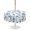 White Light Blue, variant on Outdoor Tablecloth with Umbrella Hole for Patio/Picnic/Party/Camping, Blue Tropical Plant Waterproof Table Cloth Round Cover Washable, Summer Palm Trees Coastal Nautical (Dia 54")