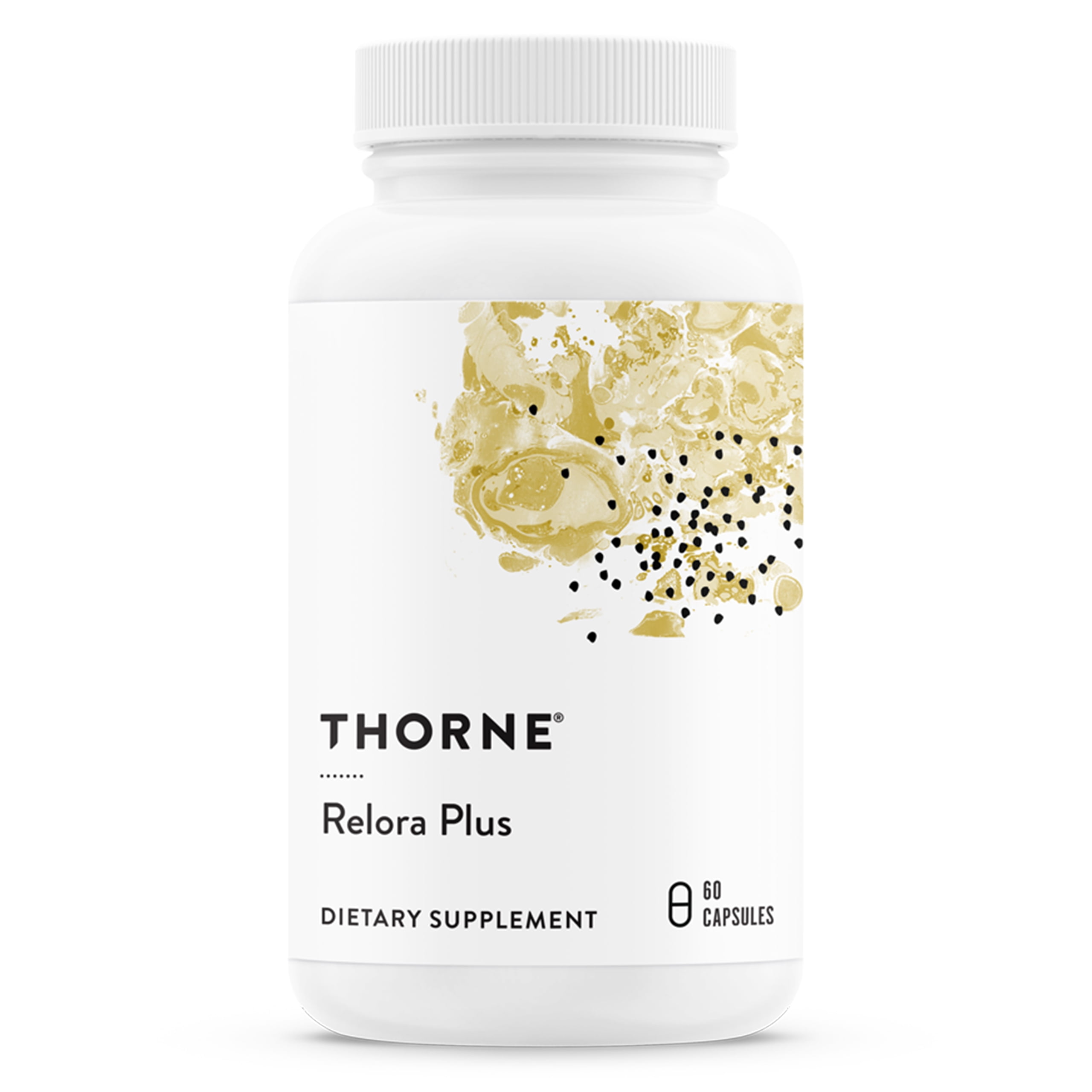 Thorne Relora Plus Blend of Botanicals with 6 B Vitamins to Support Restful Sleep, Balances